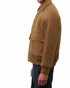 Blouson en Laine mélangée Thermor marron