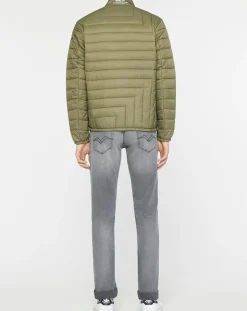 Blouson matelassé kaki