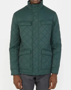 Blouson matelassée Rechas vert foncé