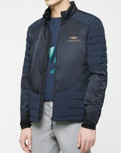 Blouson Motard Aston Martin Racing bleu
