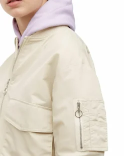 Blouson Patch Logo beige