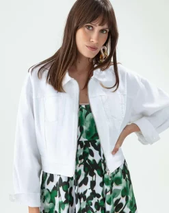 Blouson Penelope blanc