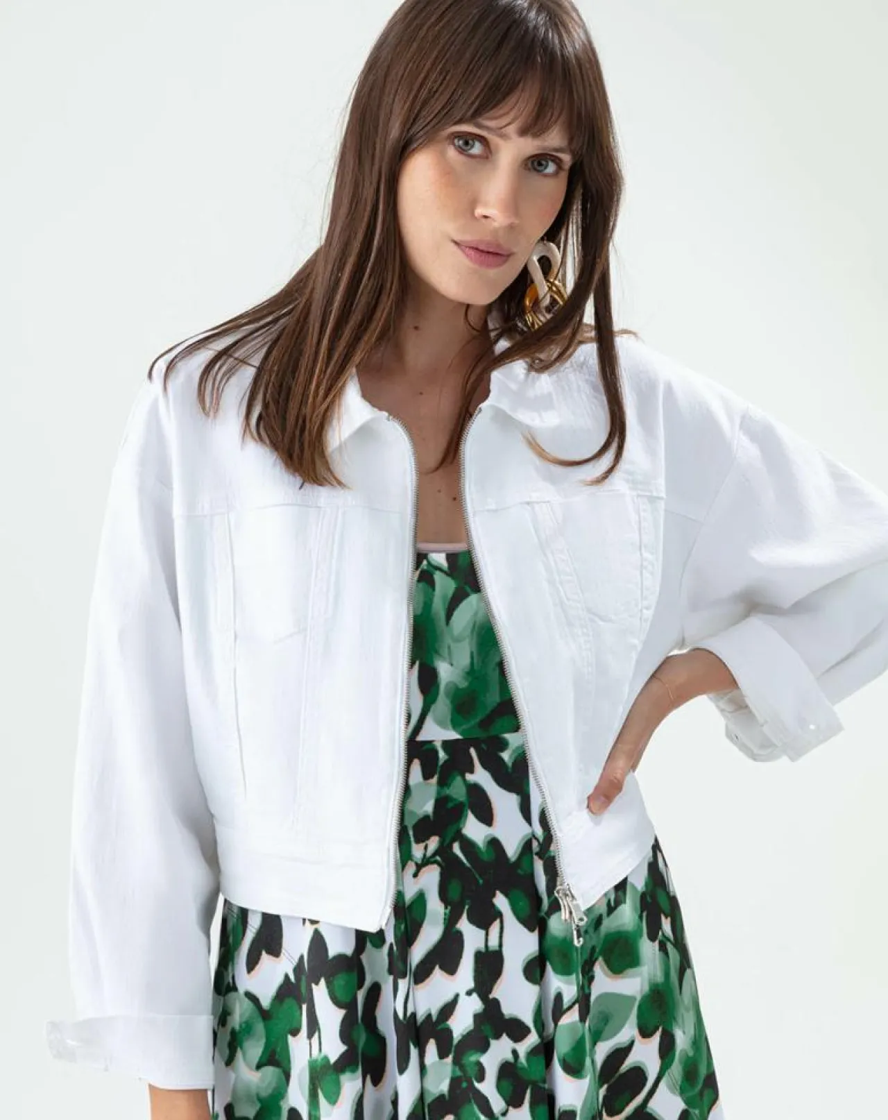 Blouson Penelope blanc