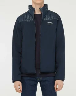 Blouson Soft Shell Aston Martin Racing bleu marine