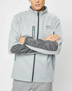 Blouson Sweat Hybride Aston Martin Racing gris