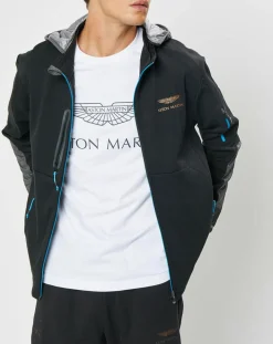 Blouson Sweat Hybride Aston Martin Racing noir