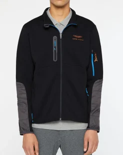 Blouson Sweat Hybride Aston Martin Racing noir