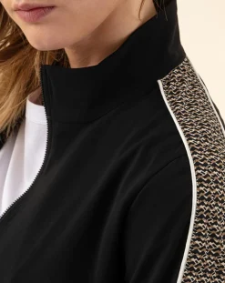 Blouson Wild noir/tweed