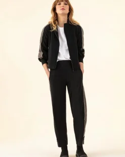 Blouson Wild noir/tweed