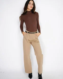 Body en Soie mélangée Judy café