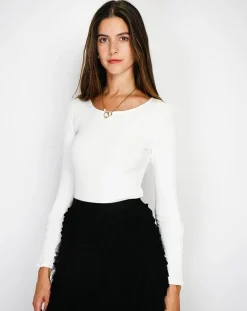 Body en Soie mélangée Pixie naturel