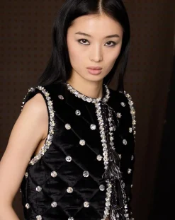 Boléro en Velours Night noir