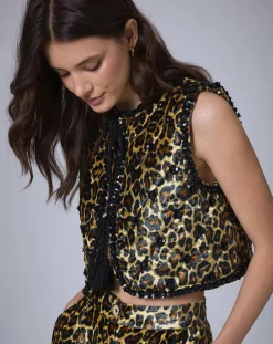 Boléro en Velours Panther unique