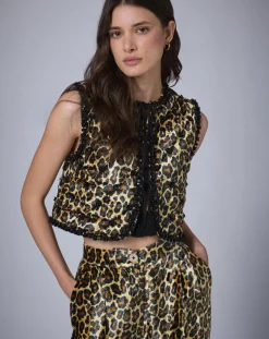 Boléro en Velours Panther unique