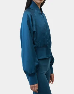 Bomber Aviateur bleu