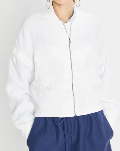 Bombers 100% Lin Kl blanc