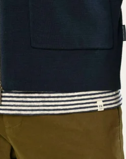 Bombers en maille Gaelos marine