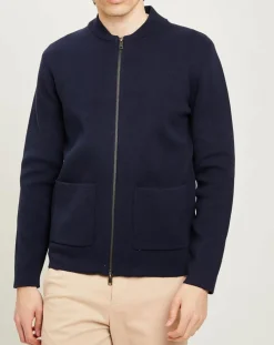 Bombers en maille Gaelos marine