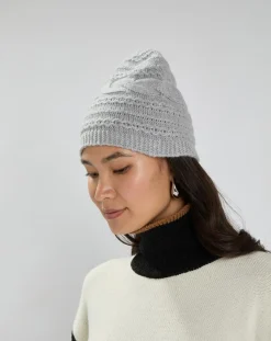 Bonnet en Laine & Cachemire Slow gris