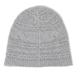 Bonnet en Laine & Cachemire Slow gris
