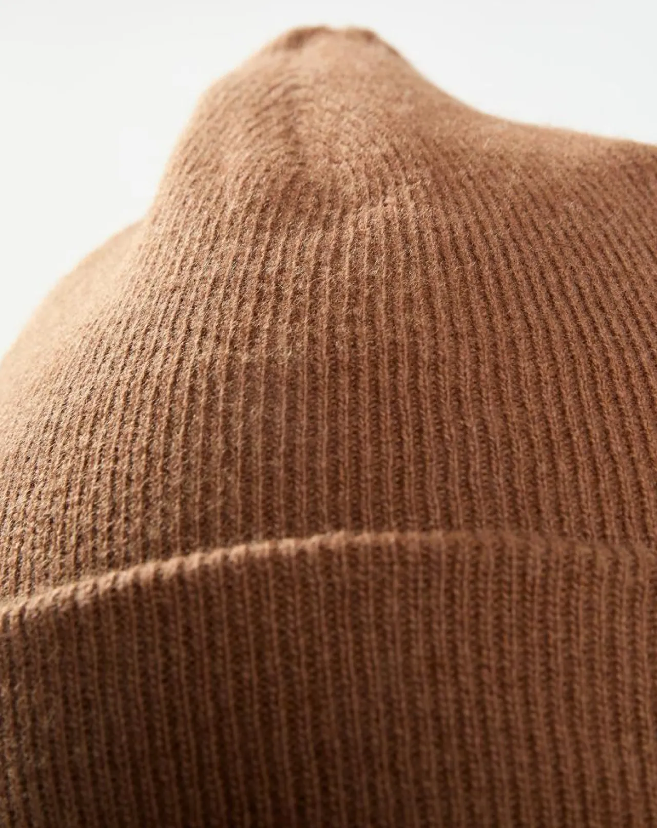 Bonnet en Laine & Coton marron