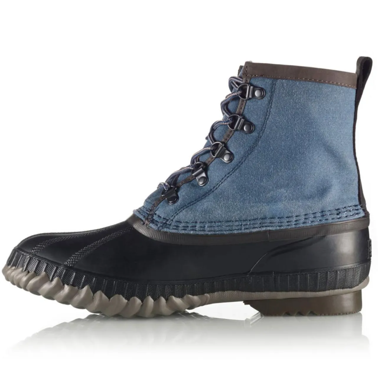 Boots de pluie imperméables Cheyanne II Short CVS bleu jean/noir