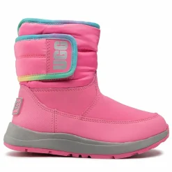 Boots doublées Polaire en Cuir imperméable Toty Weather roses