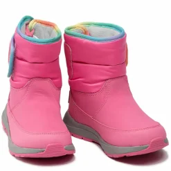 Boots doublées Polaire en Cuir imperméable Toty Weather roses