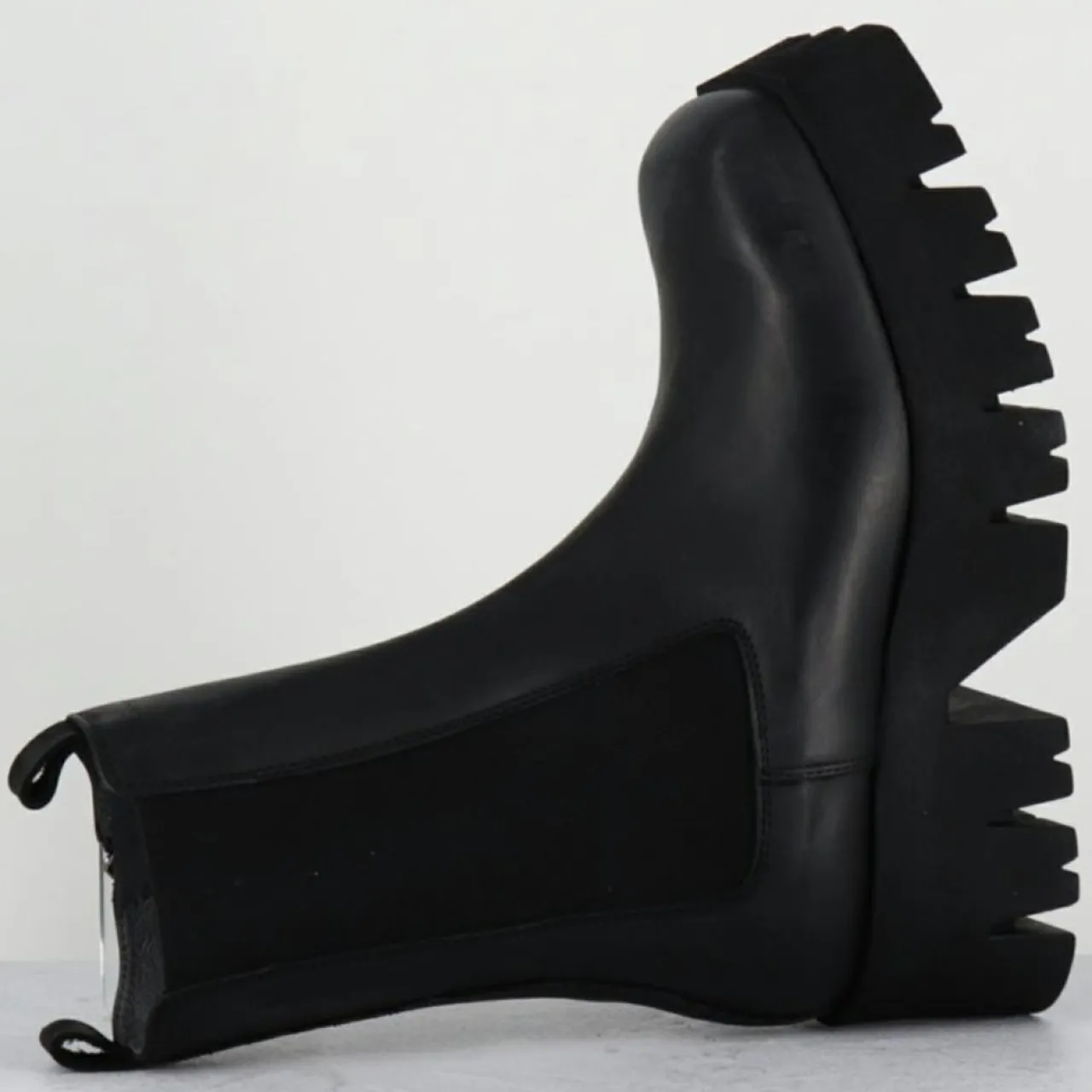 Boots en Cuir 4224 gas noires - Talon : 6cm
