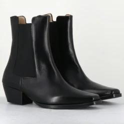 Boots en Cuir 1695 texas noires