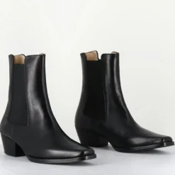Boots en Cuir 1695 texas noires