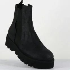 Boots en Cuir chilo noires