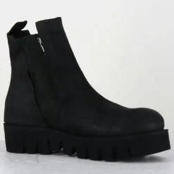 Boots en Cuir chilo noires