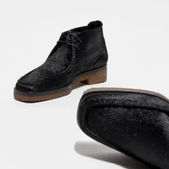 Boots en Cuir Clark noires