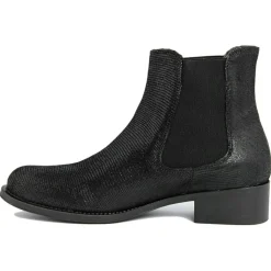 Boots en Cuir Ella noires
