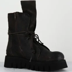 Boots en Cuir hoto moka