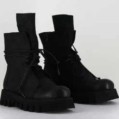 Boots en Cuir hoto noires