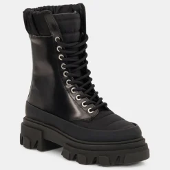 Boots en Cuir Netty noires