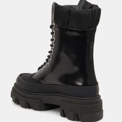 Boots en Cuir Netty noires