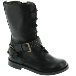 Boots en Cuir Nikita noires
