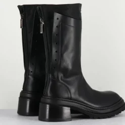 Boots en Cuir noires - Talon 5 cm