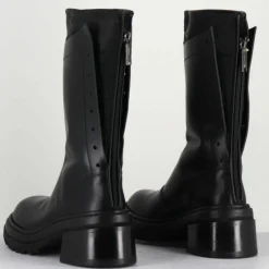 Boots en Cuir noires - Talon 5 cm