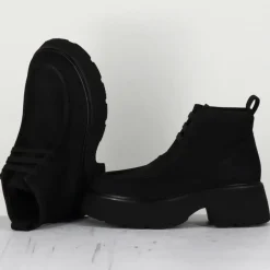 Boots en Cuir noires - Talon 6 cm