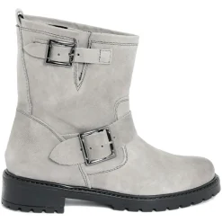 Boots en Cuir Pia grises