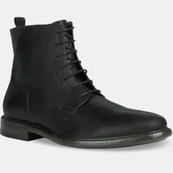 Boots en Cuir Terence noir