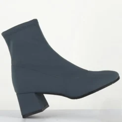 Boots en Cuir vare grises - Talon : 6cm