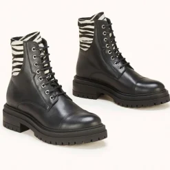 Boots en Cuir Verenice noires