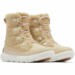Boots en fausse fourrure doublure polaire Explorer II beiges