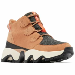 Boots en Velours de Cuir doublure polaire Kinetic cognac
