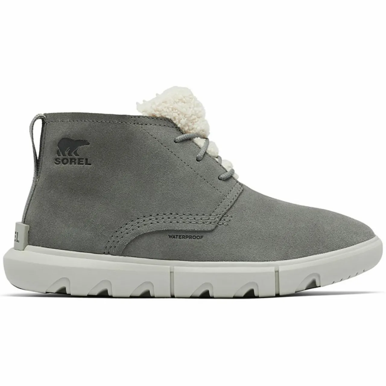 Boots en Velours de Cuir Explorer Next grises